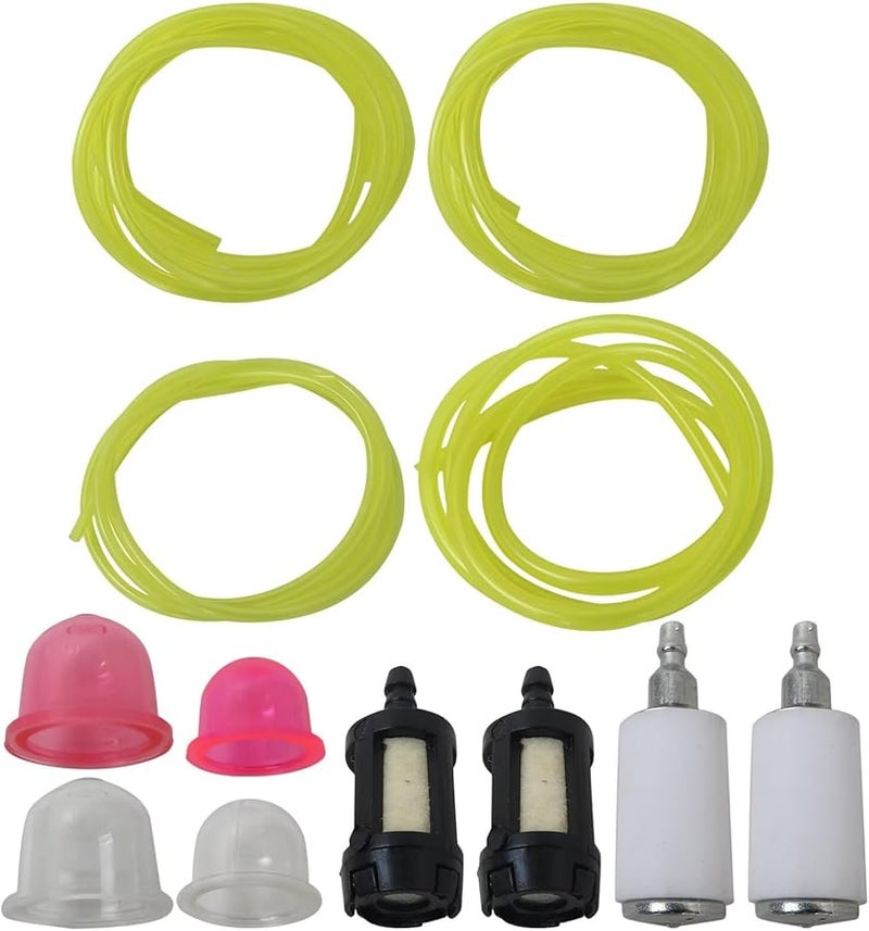 4 Feet Small Engine Fuel Line Gas Hose Tube With Fuel Filter And Primer Bulb - Image 1